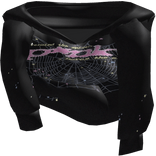 [3.0] Black Sp5der Shoulder Hoodie