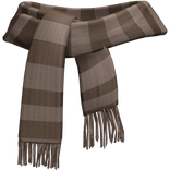 3.0 Brown Striped Scarf