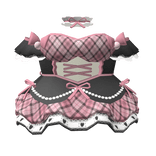 🎀3.0 charming Black Rococo Dress w pearls