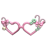 3.0 Christmas Decora Glasses - Pink