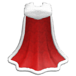 3.0 Christmas fur cape - red