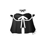 🍓3.0 Cute black lace off-the-shoulder babydoll