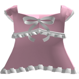 3.0 cute pink and white dress