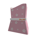 (3.0) Cute pink floral dress w/ strap & bows