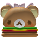 [3.0] Cute Pink Kawaii Fast Food Burger Bear 
