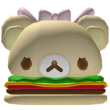 [3.0] Cute Pink Kawaii Fast Food Burger Bear