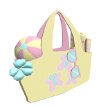 3.0 cute summer beach bag in yellow