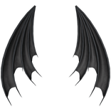 3.0 Demonic waist Wings - Black