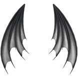 3.0 Demonic waist Wings - White/Black