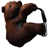 (3.0) dolce & gabbana fw17 brown bear backpack