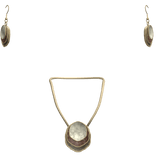 (3.0) Earrings & Necklace Combo Gold Cute