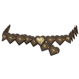 (3.0) Gold Brown Y2K Gyaru Leather Belt