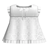 3.0 gothic babydoll dress / white
