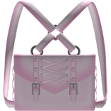 ,, 🖤. 3.0 gothic backpack in pink