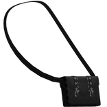 ,, 🖤. 3.0 gothic crossbody bag in black