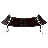 3.0 gothic laced up mini skirt - red