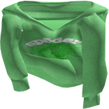 [3.0] Green Sp5der Shoulder Hoodie
