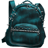 3.0 Grunge Emo Studded BackBag Teal