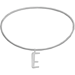 3.0 Initial Necklace E (Silver)
