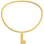 3.0 Initial Necklace L (Gold)