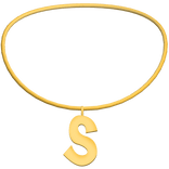 3.0 Initial Necklace S (Gold)