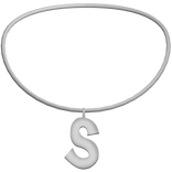 3.0 Initial Necklace S (Silver)