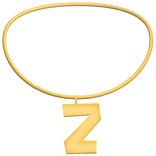 3.0 Initial Necklace Z (Gold) 