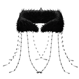 3.0 Kingdom Gaian Black Fur Waist Jewels