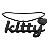 3.0 Kitty Necklace (Black)