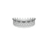 3.0 Lace Ruffled Choker in white