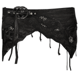 3.0 Leather Vkei Distressed Waist Wrap Skirt Belt