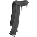 3.0 long alt grunge winter scarf grey