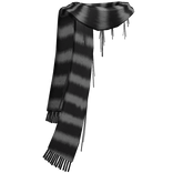 3.0 long alt grunge winter scarf striped