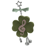 3.0 lucky clover music earbuds keychain kawaii