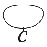 ꒰3.0꒱ MG initial necklace: C