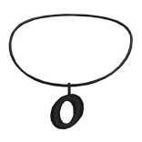 ꒰3.0꒱ MG initial necklace: O