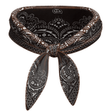 3.0 Neck Bandana Scarf Brown 70s Necklace Goofy