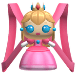 3.0 Peach Princess Plushie Backpack