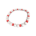 Pearls and Red Beaded Necklace - 3.0