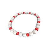 3.0 - Pearls and Red Beaded Necklace