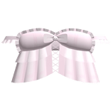 3.0 pink ruffle off shoulder panda top w bow