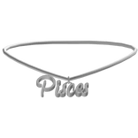 3.0 Pisces Zodiac Sign Necklace in Silver