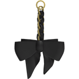 (3.0) Preppy Cute Ribbon Keychain Gold 