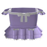 ♡ 3.0 pretty off shoulder ruffle dress / purple