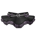 🖤3.0 Punk Royale Denim Skirt - Purple