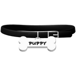 ♡ 3.0 puppy dog collar in black
