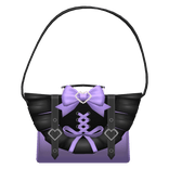 3.0 purple black jirai kei shoulder bag purse