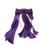 [3.0] Purple Dynasty Silk Ribbon Waist Cloth