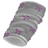 3.0 R6 Rigt White Arm Warmers Pink Bows