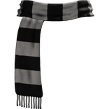 3.0 ♫ realistic black & white emo vkei wool scarf